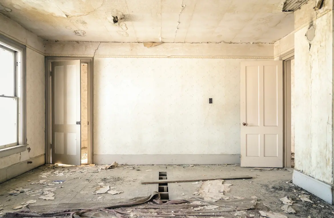 Waste disposal crew managing a cleanout project in Arlington